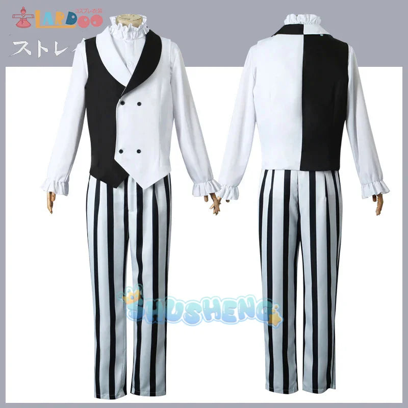 Nikolai Gogol Cosplay Costume Anime Bungo Stray Dogs Season 4   Cloak Uniform Suit Carnival