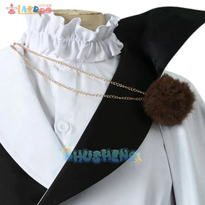 Nikolai Gogol Cosplay Costume Anime Bungo Stray Dogs Season 4   Cloak Uniform Suit Carnival