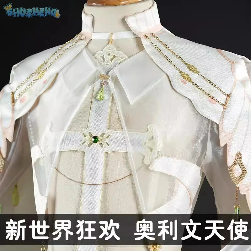 Nu: Carnival Olivine Angel The Distant Wish In The Tower Game Suit Cosplay Costume Halloween Party Role Play Outfit