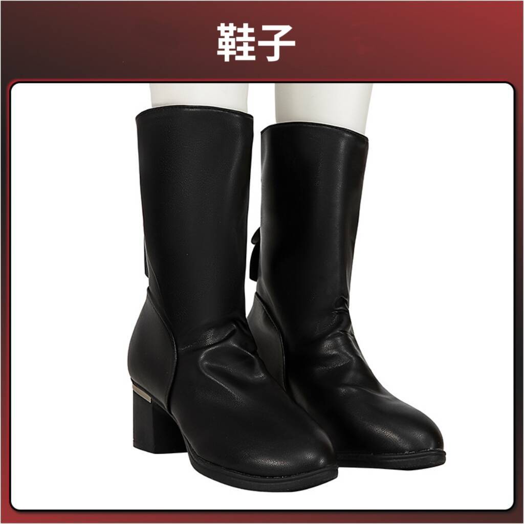 New The Three Body Problem Sophon Cosplay Costume Black Red Dress Boots To Choose For Game Party Custom Made