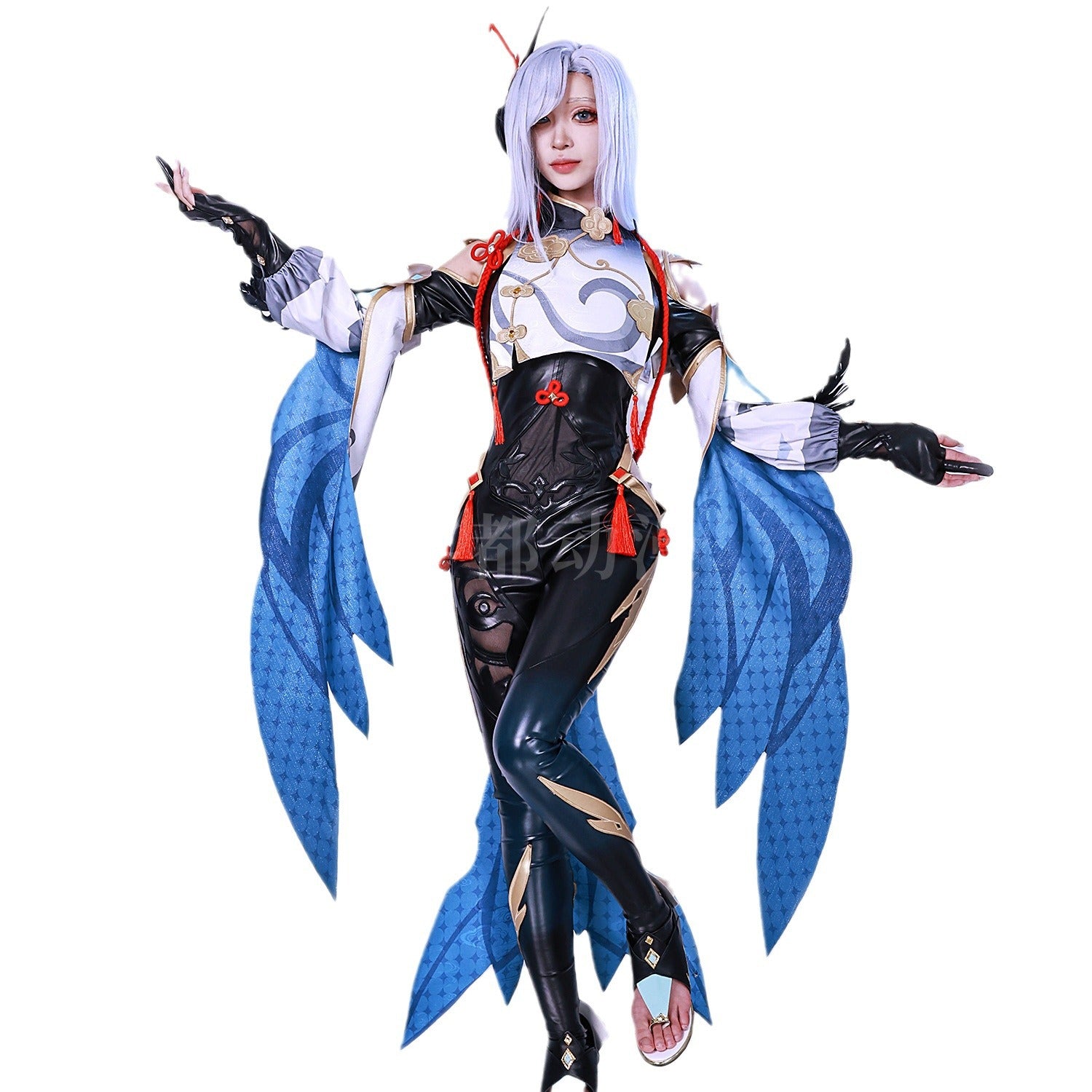 Shenhe Cosplay Costume Genshin Impact Adult Carnival Uniform Wig Anime Halloween Costumes Women Game