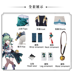 HuoHuo Cosplay Costume Honkai Star Rail Carnival Uniform Anime Halloween Costumes Game