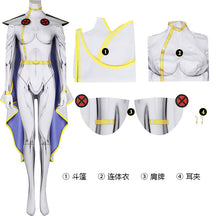 X Men 97 Storm Ororo Munroe Cosplay Costume Halloween Woman Bodysuit Zentai Jumpsuit with Cloak Party