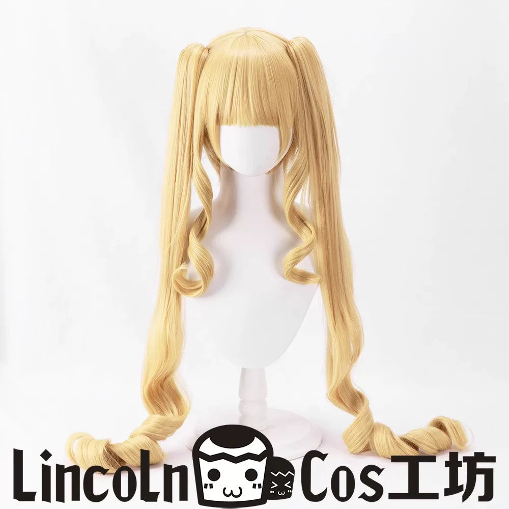 Rozen Maiden Shinku Cosplay Wig Honey-colored curly twin tails