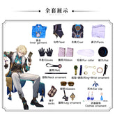 Aventurine Cosplay Game Honkai Star Rail Costume Party Suit Earrings Hat Halloween Carnival Uniform Anime Clothing