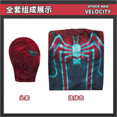 PS4 Velocity Spiderman Costume Cosplay Spandx 3D Printed PS4 Superhero Halloween Costume Zentai Outfits Spiderman Bodysuit Adult