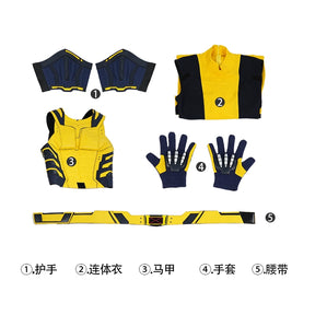 New Movie Wolverine Cosplay Costume Jumpsuit Vest Gloves Belt Wolf Steel Claw For Men Custom Made