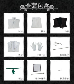 Game Cosplay Series:Identity V -Orpheus（Novelist）Cosplay Costume full set Shushengcos S-XL
