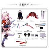 Honkai Star Rail March 7th Cosplay Costume Full Set Uniform Dress with Accessories Women Girl Halloween Carnival Suit Outfit