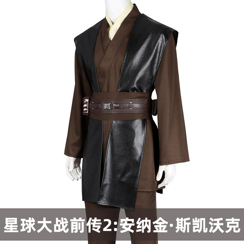 Quality Skywalker Cosplay Anakin Made Star Soldier Samurai Revenge of the Sith Uniform Costume Halloween Carnival Outfit For Halloween Masquerade