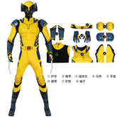 New Movie Wolverine Cosplay Costume Vest Gloves Belt Wolf Steel Claw For Men Custom Made