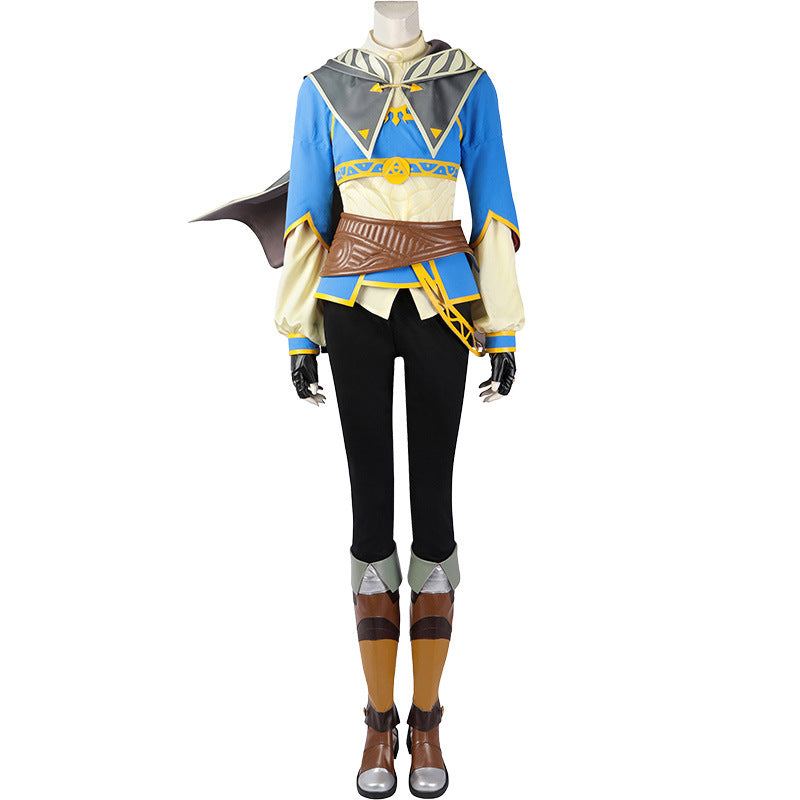 Princess Zelda Sheik Cosplay Jumpsuit Cape Women Costume Anime Zelda Game Tears Kingdom Fancy Dress Party Cloth For Role Playing