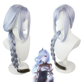 Shenhe Cosplay Costume Genshin Impact Adult Carnival Uniform Wig Anime Halloween Costumes Women Game