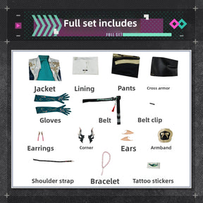 Arknights Yi Sui’s Fragment Cosplay High quality Costume full set S-XL Shushengcos