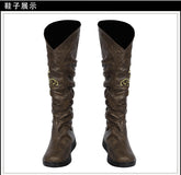 Shusheng-R Legolas Cosplay Costume Adult Mens Elf Prince Leather Battle Suit Outfit Full Set Halloween Party Outfits Hand Made Any Size