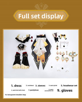 Game Cosplay Series: Genshin Impact Sandrone (Marionette) Cosplay High quality Costume full set XS-XXL Shushengcos