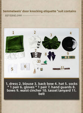 Game Cosplay Series: Reverse: 1999-Semmelweis （A Knock on the Door）Mist City Tournament Cosplay Costume full set Shushengcos