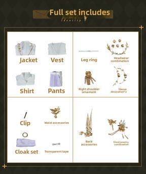 Game Cosplay Series: Identity V Mercenary Naib Subedar To the Myriad Silent Souls Cosplay High quality Costume full set S-XL Shusheng