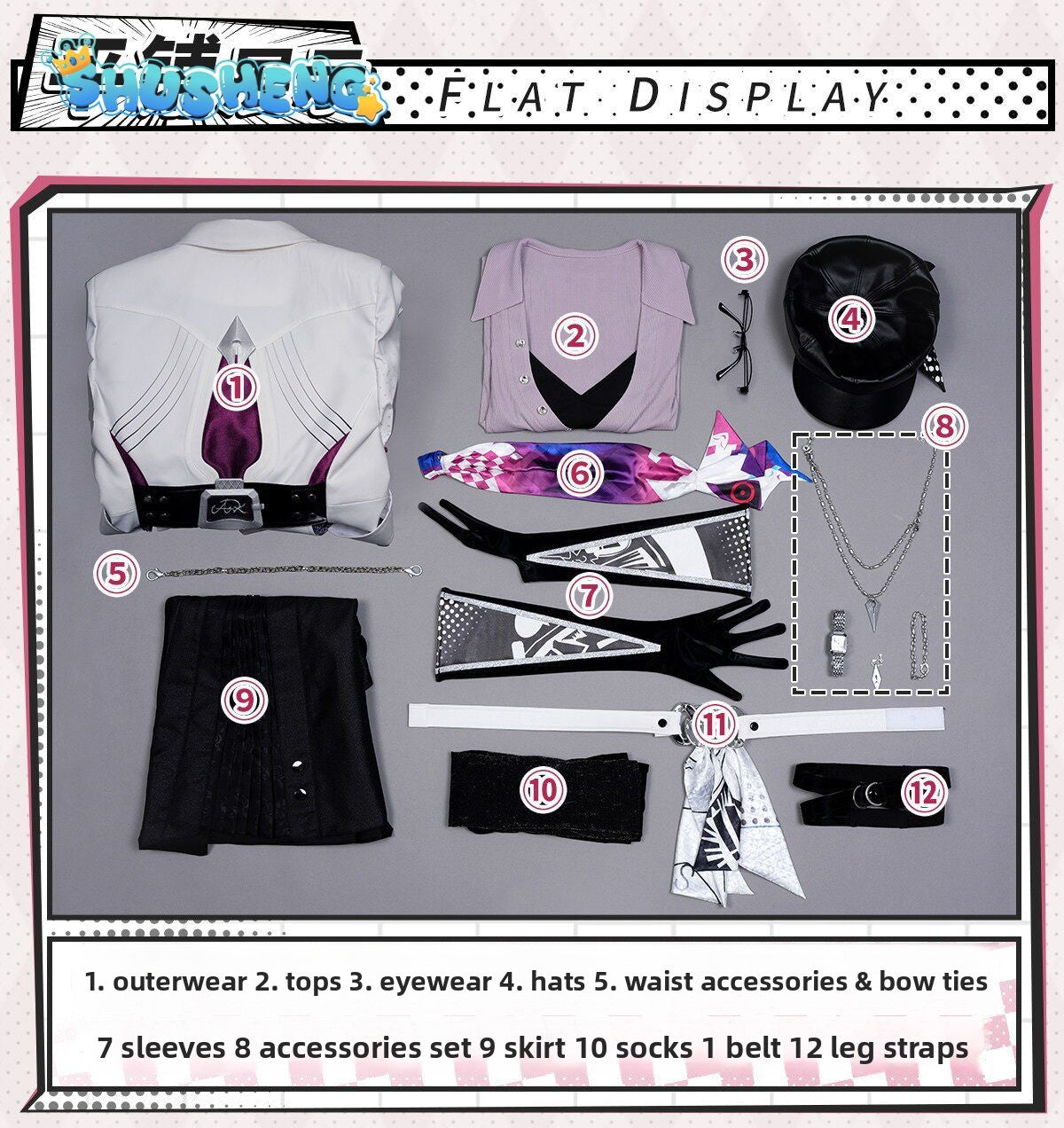 New character Game Cosplay Series: Honkai: Star Rail -Nihilux（Two-Phase Paradise）Cosplay Costume full set Shushengcos S-XL