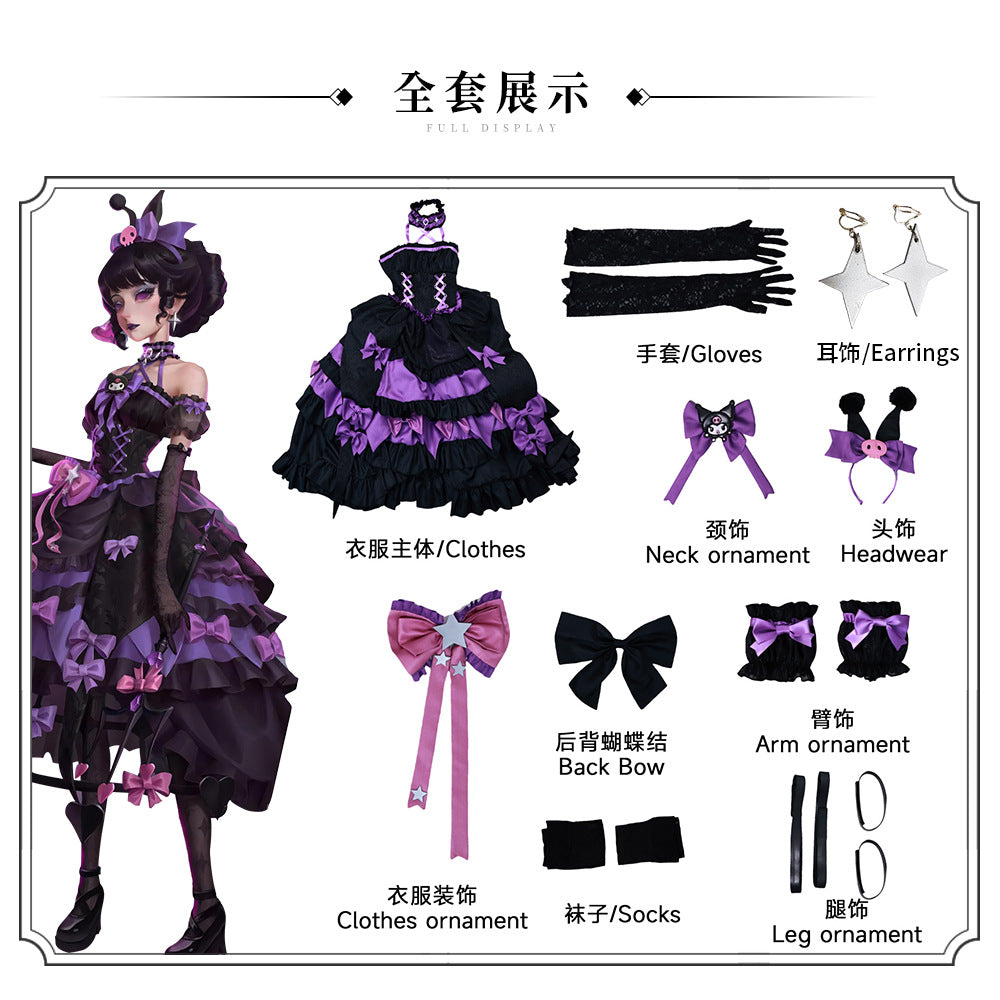 Bloody Queen Mary Cosplay Game Identity Bloody Queen Cosplay Costume Party Uniform Lolita Dress Carnival Anime Role Play Suits