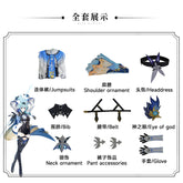 Genshin Impact Eula Cosplay Costume Adult Carnival Uniform Anime Halloween Costumes Women Game