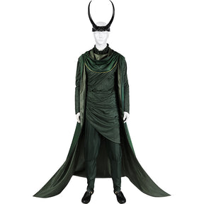 New movie Loki Laufeyson cosplay costume God of Evil shirt pants cloak headwear for game party custom made