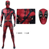 Superhero Men Movie Deadpool Wolverine Cosplay Costumes Hallloween Jumpsuit Performance Party Zentai Bodysuits