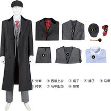 Tommy Shelby Cosplay Costume Man Peaky 6 Long Trench Coat Suit Outfit Full Set and Individual Items Are Sold Custom Size