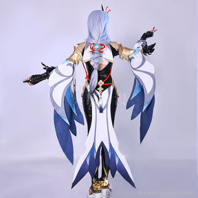 Shenhe Cosplay Costume Genshin Impact Adult Carnival Uniform Wig Anime Halloween Costumes Women Game