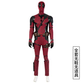 Deadpool Costume Cosplay Kids Adult Suit Anime Superhero Halloween Death Waiter Spandex Adult Service Leotard Accessories Belt