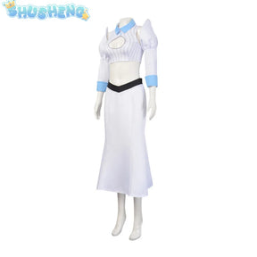 Orihime Inoue Cosplay Suit Inoue Oritime Sexy White T-Shirt Skirt Suit Halloween Carnival Suit XS-XXXL Suit