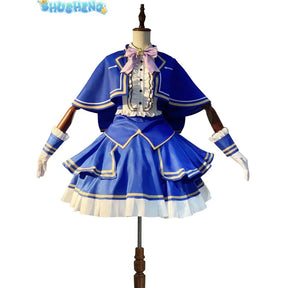 Pripara Manaka Laala Little Blue Dress Women Cosplay Costume Cos Game Anime Party Uniform Hallowen Play Role Clothes Clothing