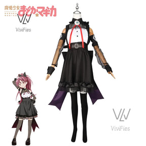 Puella Magi Madoka Magica Kyoko Sakura cosplay costume Sakura Kyoko cosplay women girls Halloween dress for wig