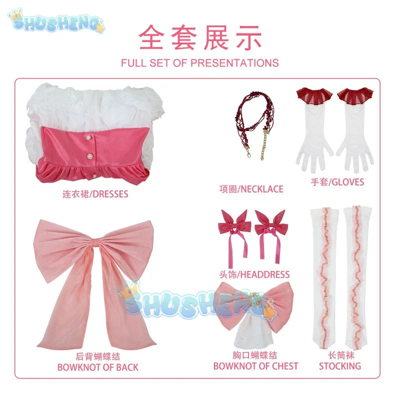 Puella Magi Madoka Magica cos Kaname Madoka cosplay Anime clothing set