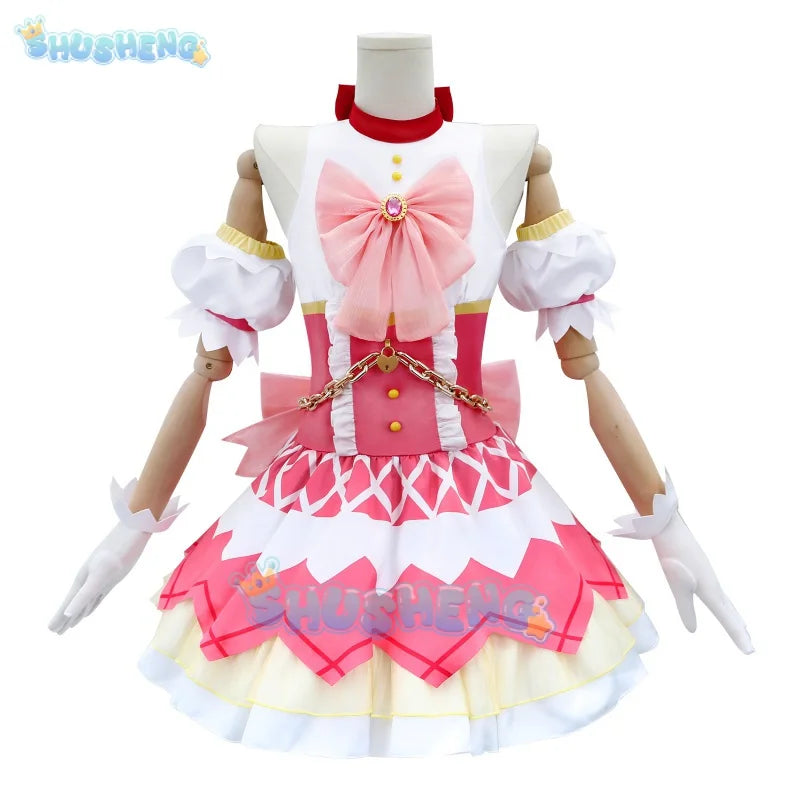 Puella Magi Madoka Magica cos Kaname Madoka Cosplay Anime Kleidungsset 