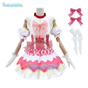 Puella Magi Madoka Magica cos Kaname Madoka Cosplay Anime Kleidungsset 