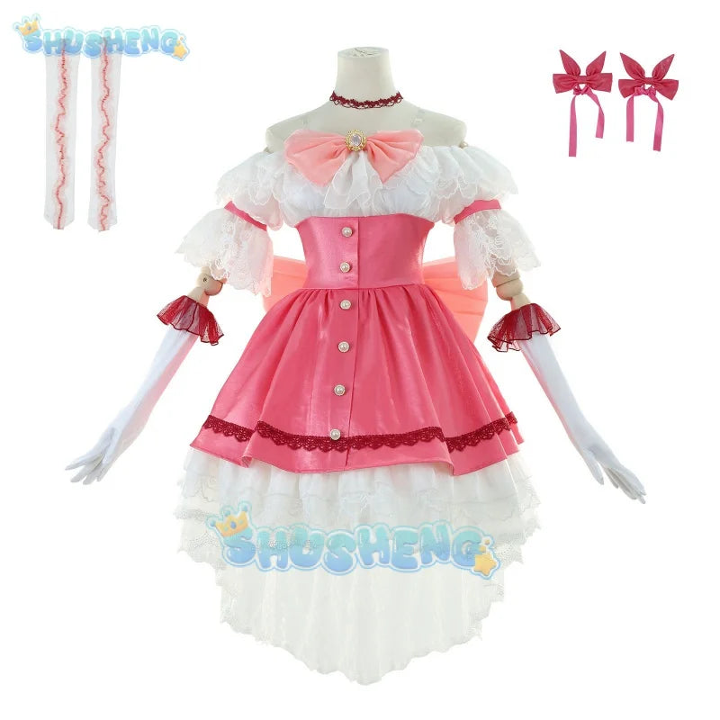 Puella Magi Madoka Magica cos Kaname Madoka cosplay Anime clothing set