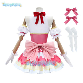 Puella Magi Madoka Magica cos Kaname Madoka Cosplay Anime Kleidungsset 