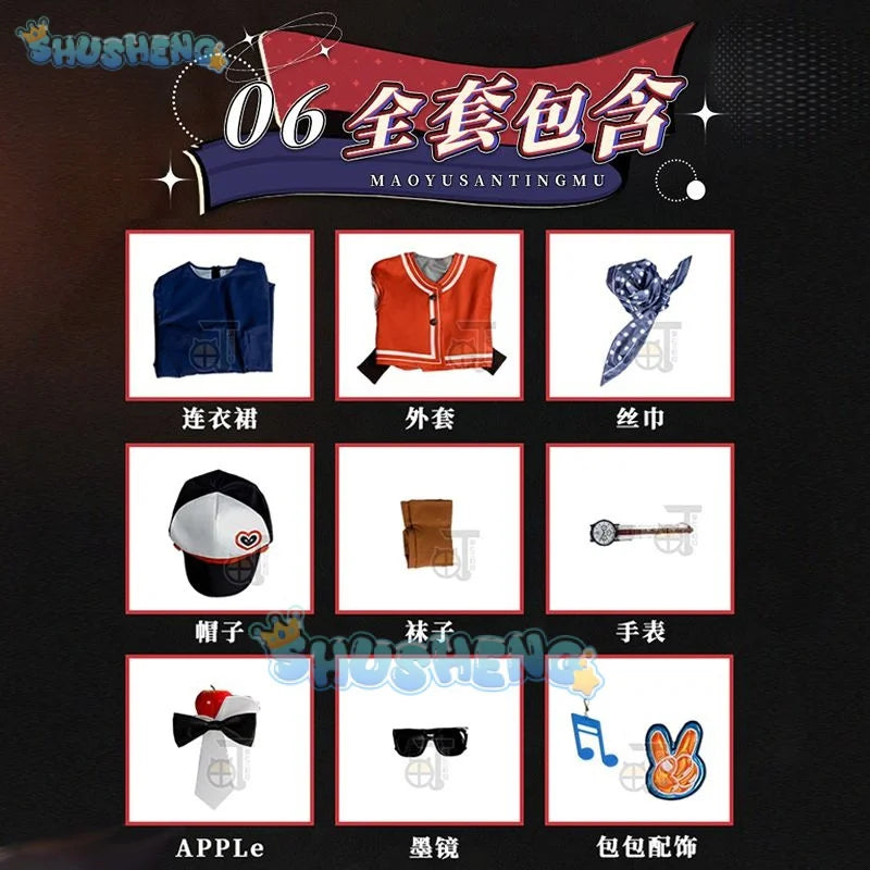 Reverse:1999 cos Regulus cosplay Game costume set