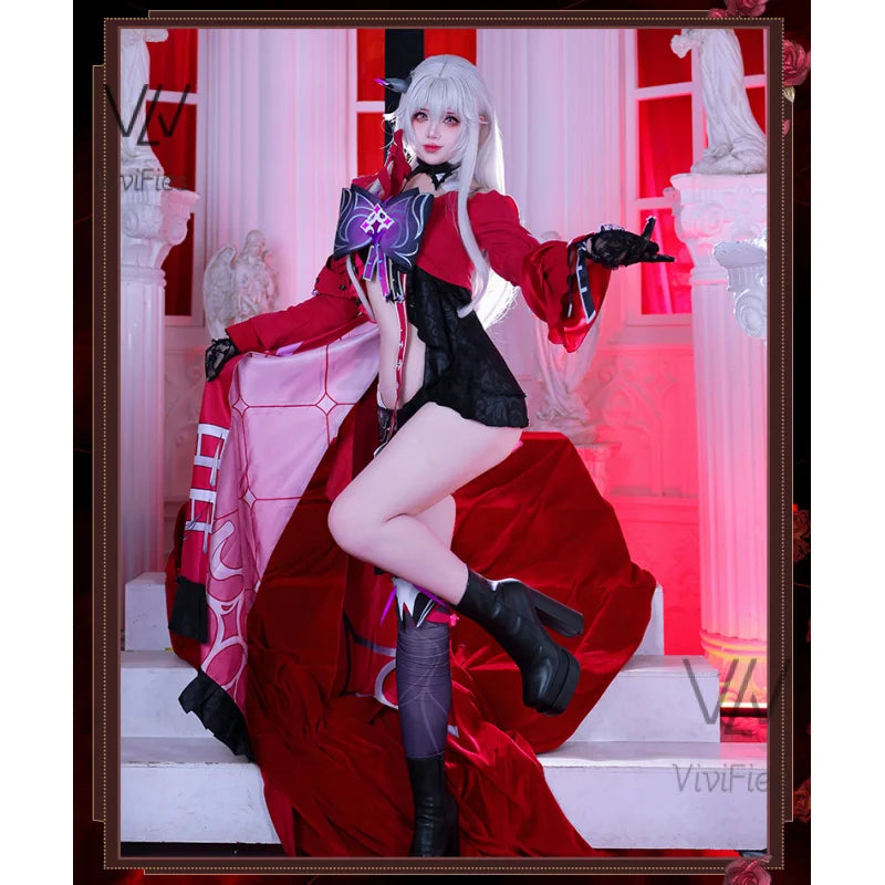 Thelema Cosplay Honkai Impact 3 Costume Fashion Uniform Game Suit Halloween Carnival Party Outfit Women New spot stocks