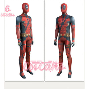 New Deadpool 3 Cosplay Cosplay Cosutme Wade Winston Wilson Jumpsuit Belt Set Movie Anti-hero Suit Halloween Custom Made