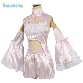 Anime MahoAku Byakuya Mimori Cosplay Costume Wig Uniform The Magical Girl and The Evil Lieutenant Used To Be Archenemies Women