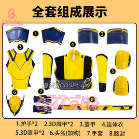 New Movie Deadpool 3 Wolverine Cosplay Costume Jumpsuit Vest Shoulder Armor Gloves Belt For Men Custom Made