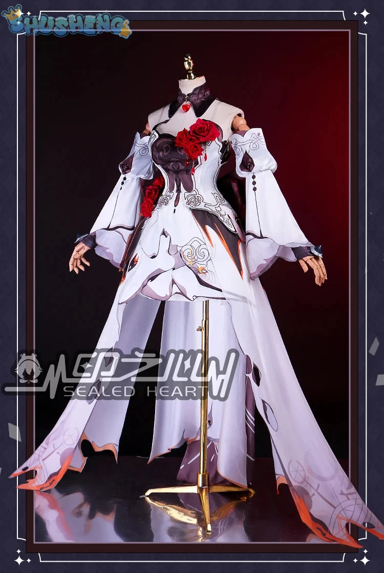 Honkai Impact 3rd Theresa Apocalypse Game Suit Gorgeous Dress Cosplay Costume Halloween Party Role Play Outfit Women