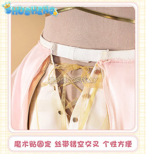 Game VTuber Ace Taffy Cosplay Costume Wig YouTuber Ace Taffy Princess Lolita Dress Uniform Women Halloween Party Suit