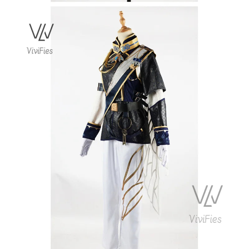 Luca Balsa Cosplay Costume Game Identity V Cosplay Dress Wig Full Set Party Suit Halloween Carnival Uniform