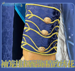 Shusheng-N Identity V Hermit Alva Lorenz Warden Game Suit Handsome Uniform Cosplay Costume Halloween Party Role Play Outfit Men Woman