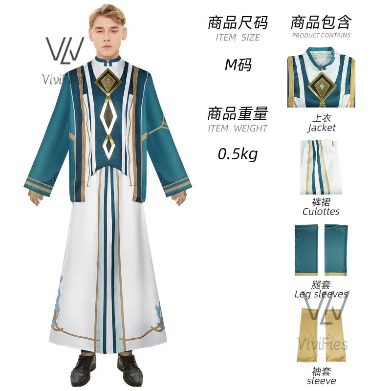 Sumeru Akademiya Cosplay Costume The Akademiya school uniform Darshans Amurta Rtawahist Haravatat Kshahrewar Halloween Costumes