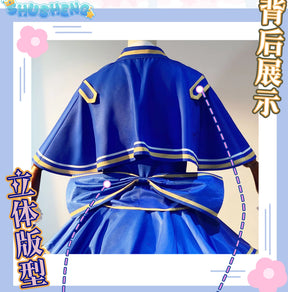 Pripara Manaka Laala Little Blue Dress Women Cosplay Costume Cos Game Anime Party Uniform Hallowen Play Role Clothes Clothing