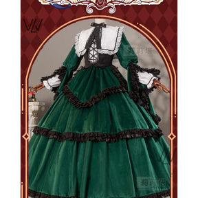 Amine Rozen Maiden Sui sei seki Cosplay Costume Mercury Lampe Dress Halloween Party Gorgeous Lolita Girl Dress Up Dress